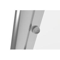 Schartec Aluminium Canopy L A-L with LED Lighting 1200 x 1000 mm