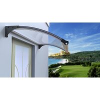 Schartec Aluminium Canopy L A-L with LED Lighting 1200 x 1000 mm