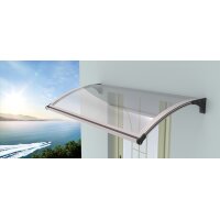 Schartec Aluminium Canopy L A-L with LED Lighting 1200 x 1000 mm