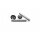 Liam WC Lever Handle Set in Silver