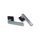 WC Lever Handle Set Hudson in Silver