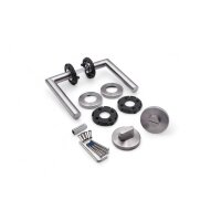 WC Lever Handle Set Salvador in Silver