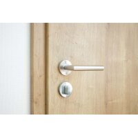 WC Lever Handle Set Salvador in Silver