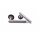 WC Lever Handle Set Salvador in Silver