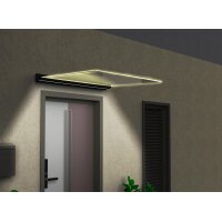 Schartec Glass Canopy B1400 A-L with LED Lighting
