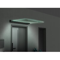 Schartec Glass Canopy B1400 A-L with LED Lighting