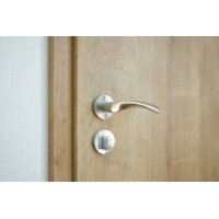 WC Lever Handle Set Kerry in Silver