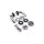 WC Lever Handle Set Kerry in Silver