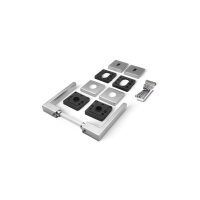 Hudson Stainless Steel Door Handle in Silver