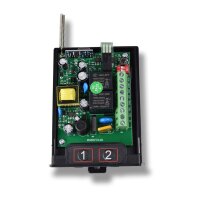 Schartec 230 V Wireless Receiver Set incl. 2 Remote Controls 433 MHz