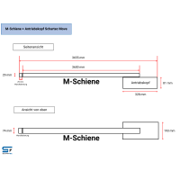 M-Rail for Schartec Move & Prime Garage Door Operators