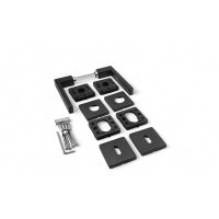 Stainless Steel Door Handle Hudson in Black