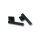 Stainless Steel Door Handle Hudson in Black