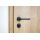 WC Lever Handle Set Salvador in Black