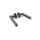 WC Lever Handle Set Dalia in Anthracite