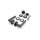 WC Lever Handle Set Dalia in Anthracite