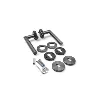 Stainless Steel Door Handle Liam in Anthracite