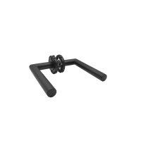 Stainless Steel Door Handle Salvador in Black