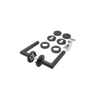 Stainless Steel Door Handle Salvador in Black