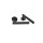 Stainless Steel Door Handle Salvador in Black