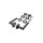 Stainless Steel Door Handle Salvador in Black