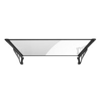 Schartec Aluminium Canopy MAX A-L Black 1500 x 900 mm