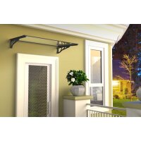 Schartec Aluminium Canopy MAX A-L Black 1500 x 900 mm