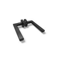 Stainless Steel Door Handle Avery in Black
