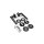 Stainless Steel Door Handle Avery in Black