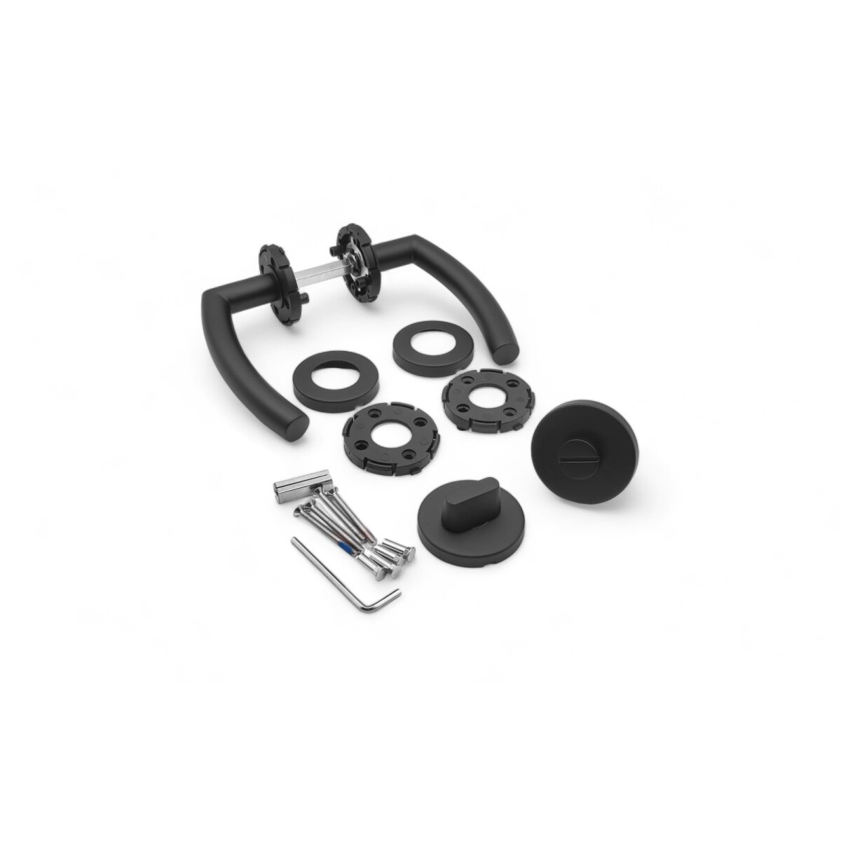 Wc Handle Set WC Lever Handle Set Marilyn in Black
