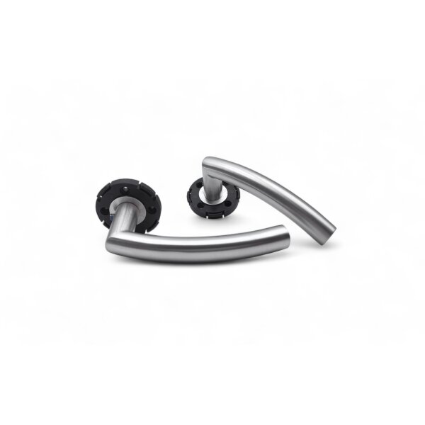 Marilyn Stainless Steel Door Handle in Silver