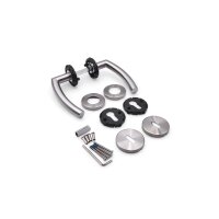 Marilyn Stainless Steel Door Handle in Silver