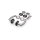 Marilyn Stainless Steel Door Handle in Silver