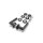 Stainless Steel Door Handle Dalia in Black