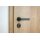 Stainless Steel Door Handle Dalia in Black