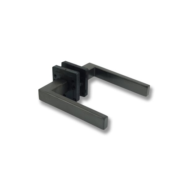 WC Lever Handle Set Hudson in Anthracite