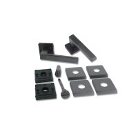 WC Lever Handle Set Hudson in Anthracite
