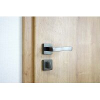 WC Lever Handle Set Hudson in Anthracite