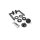 WC Lever Handle Set Salvador in Anthracite
