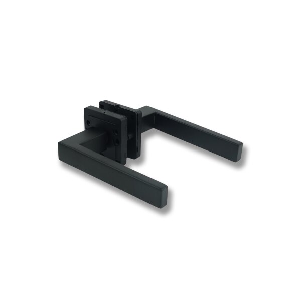 WC Lever Handle Set Hudson in Black
