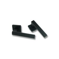 WC Lever Handle Set Hudson in Black
