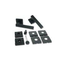 WC Lever Handle Set Hudson in Black