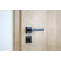 WC Lever Handle Set Hudson in Black