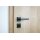 WC Lever Handle Set Hudson in Black