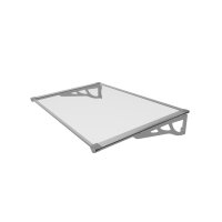 Schartec Aluminium Door Canopy MAX 1500 Silver