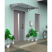 Schartec Aluminium Door Canopy MAX 1500 Silver
