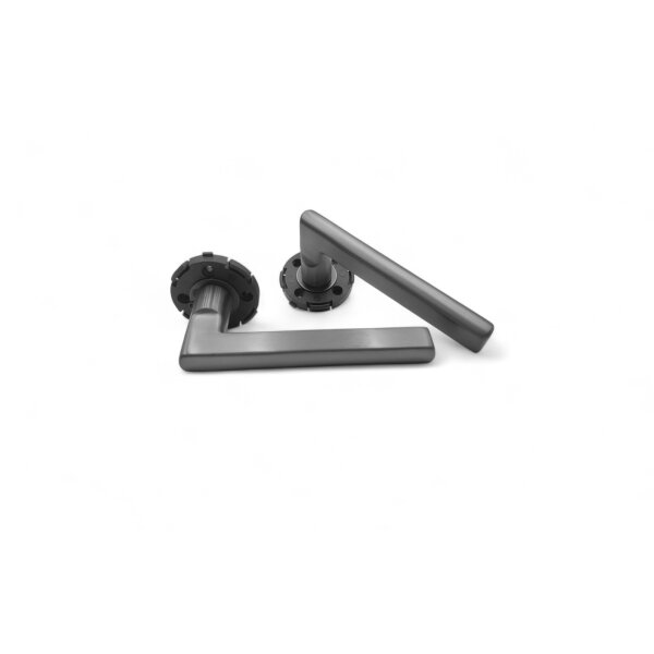 Stainless Steel Door Handle Avery in Anthracite