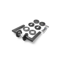 Stainless Steel Door Handle Avery in Anthracite
