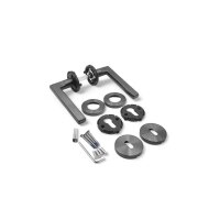 Stainless Steel Door Handle Avery in Anthracite