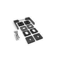 Stainless Steel Door Handle Hudson in Anthracite